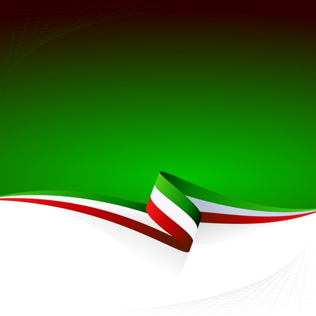 Abstract color vector background Italian flagのイラスト素材