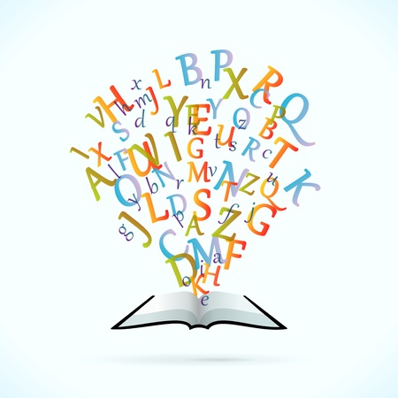 Education book vector concept illustrationのイラスト素材