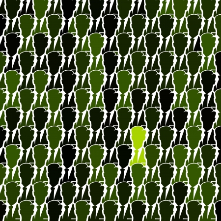 Green business silhouette seamless abstract vector backgroundのイラスト素材