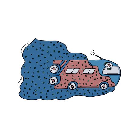 A close up of icon  illustrationのイラスト素材