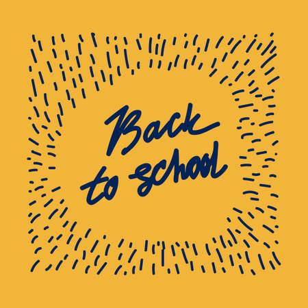 Set of illustrations Back to school. Ready made characters and details for school subjects:...