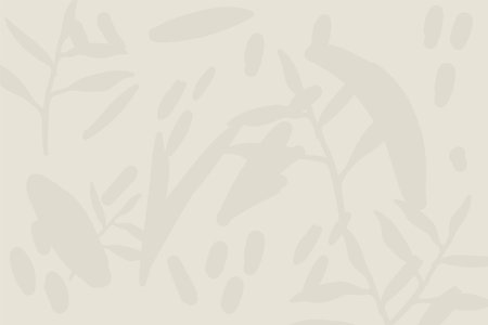 Abstract Flower Poster. Tropical banner. The scrawl depicted leaves in pastel colors. Vector illustrationのイラスト素材