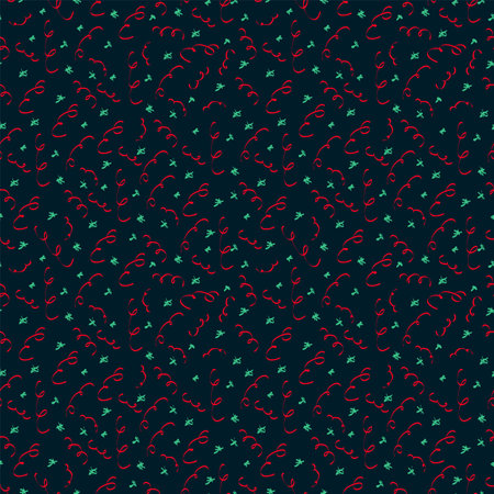 The New Year pattern with snowflakes. Merry Christmas and a Happy New Year. Background for textiles...