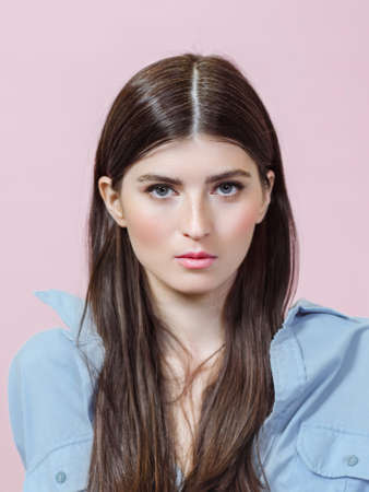 portrait of a beautiful glamorous girl