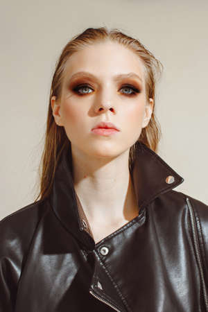 portrait of a beautiful girl glamorous girl