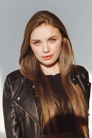 portrait of a beautiful girl glamorous girl