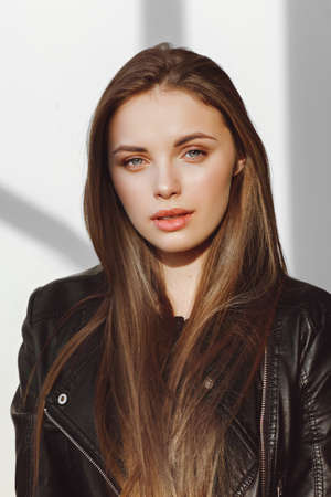 portrait of a beautiful girl glamorous girl