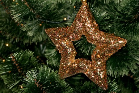 christmas starの写真素材