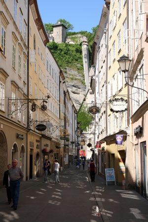 Salzburg,  Getreidegasseのeditorial素材