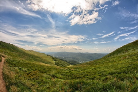 Bieszczady Mountainsの写真素材