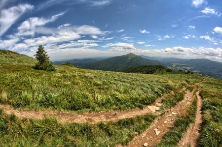 Bieszczady Mountainsの写真素材