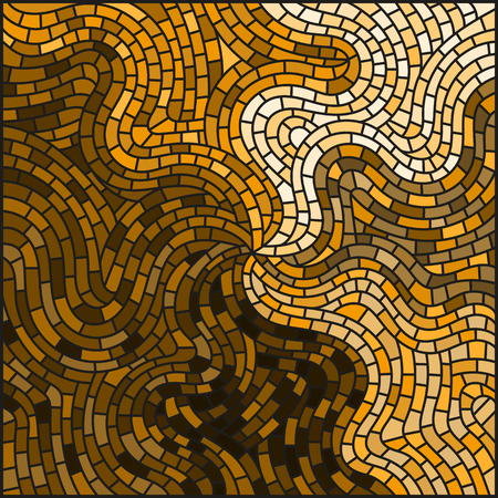 Abstract stained glass background ,monochrome,tone brownのイラスト素材