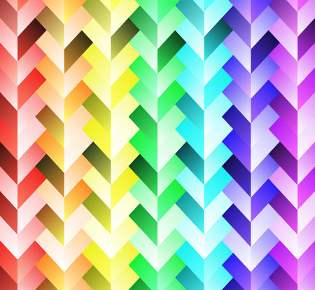 Abstract background with rainbow gradient elementsの写真素材