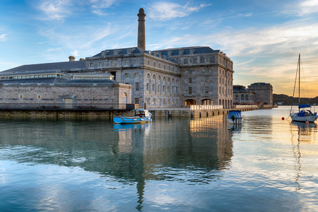 The historic Royal William Victualling Yard at Stonehouse in Plymouth, Devonのeditorial素材