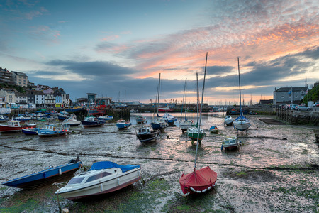 Sunrise at Brixham on the Devon coast