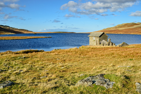 Devoke Water on the Lake District National Park in Cumbriaの写真素材