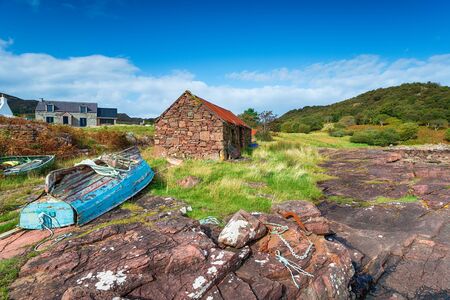 The hamlet of Kenmore on the Applecross Peninsula in Scotland