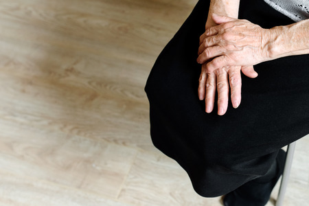 pension, old age and care of seniorsの写真素材