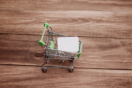 purchase or sale of goods in shopの写真素材