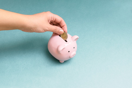 Finance, Economics or saving money, currenciesの写真素材