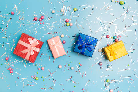 Gift in a box packed