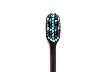 Toothbrush on a white backgroundの写真素材