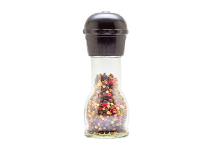 Pepper shaker on a white backgroundの写真素材