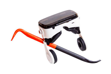 Crowbar tool on the backgroundの写真素材