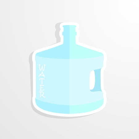 mineral water bottle isolated on white. Vectorのイラスト素材