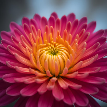 Close up of pink chrysanthemum flower, Thailand.の素材