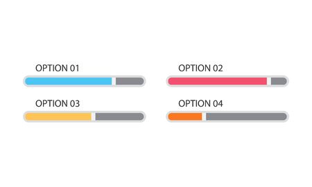 Option vector icon flat style graphical symbol.