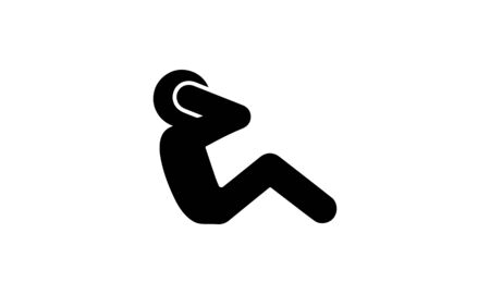 Back building exercises icon. Can be used for web and mobile apps.のイラスト素材