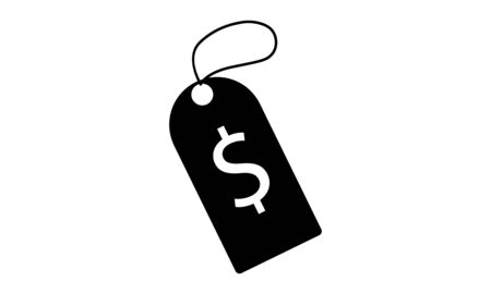 Price tag vector icon. Can be used for web and mobile apps.のイラスト素材