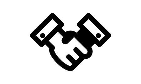 Business deal icon vector imageのイラスト素材