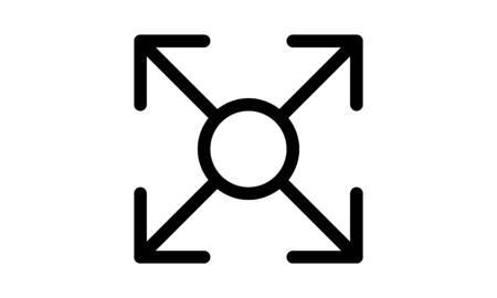 Directions icon vector isolated on white background, logo.のイラスト素材