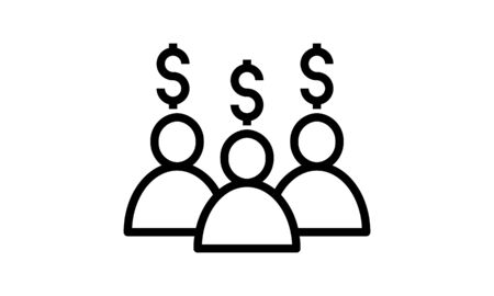Business team icon modern icon for graphic and web designのイラスト素材