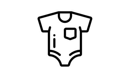 Cute baby dress icon. Vector illustration design.のイラスト素材