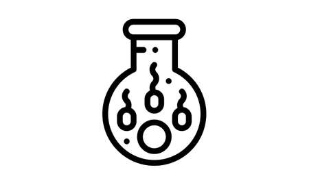 Artificial insemination icon vector illustration.のイラスト素材