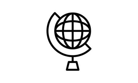 Globe Earth Icons vector Illustration.のイラスト素材