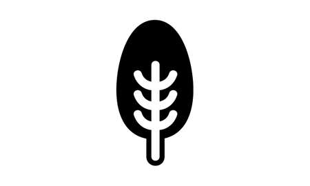 Tree icon flat style vector illustration.のイラスト素材