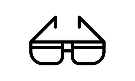 Glasses icon concept for design vector illustrator.のイラスト素材