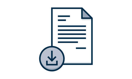 Download File Simple vector icon. Illustration symbol design template for web mobile UI element.のイラスト素材