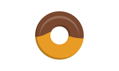 Donut icon vector imageのイラスト素材