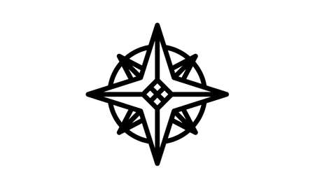 Navigator icon on white background simple element vector imageのイラスト素材