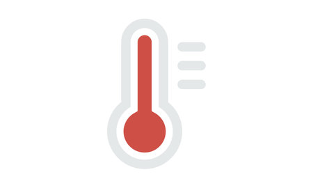 Temperature icon. Hot and cold climate illustration sign collection. thermometer symbol. Can be used...