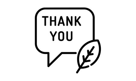 Thank you concept linear icon isolated on vector imageのイラスト素材