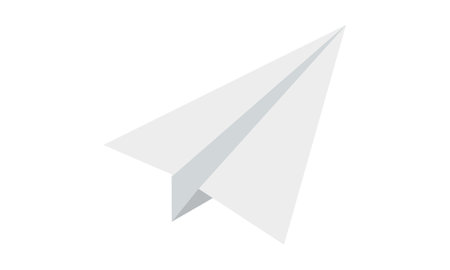 Send paper plane icon vector imageのイラスト素材