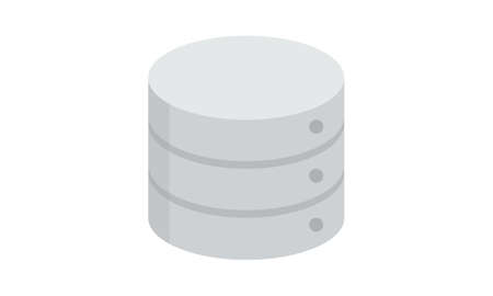Server icon in flat style vector imageのイラスト素材