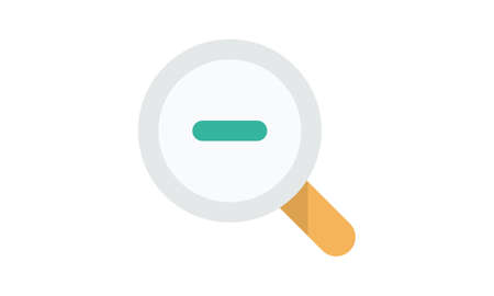 Zoom out icon - iconic designのイラスト素材