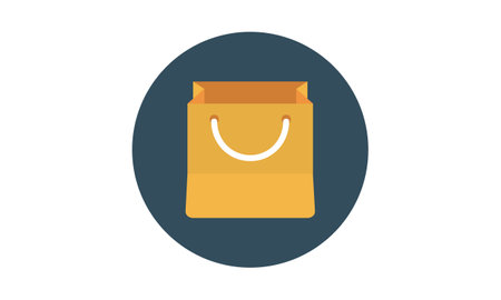 shopping bag icon. Element of mall collection for mobile concept and web apps icon. Color shopping bag icon for website design and mobile, app developmentのイラスト素材